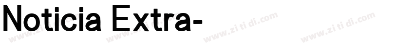 Noticia Extra字体转换